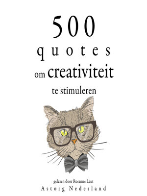cover image of 500 citaten om de creativiteit te stimuleren